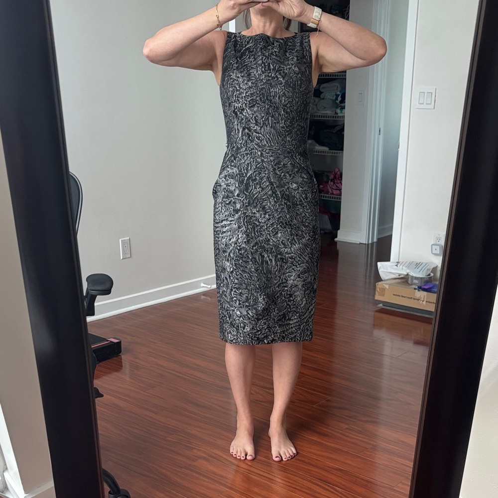 Michael Kors Size 4 Wool Midi Dress